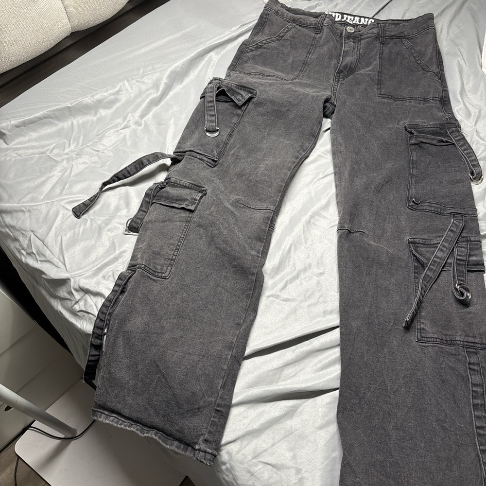 Men's Gray Cargo Pants